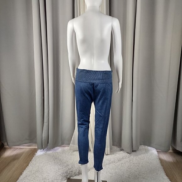 No Boundaries Blue, Waist Slimming Pull On Ankle Leggings, Capris Size XXL (19) - Picture 3 of 9